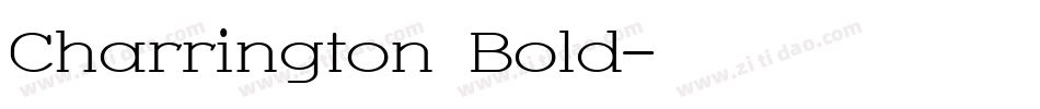 Charrington Bold字体转换